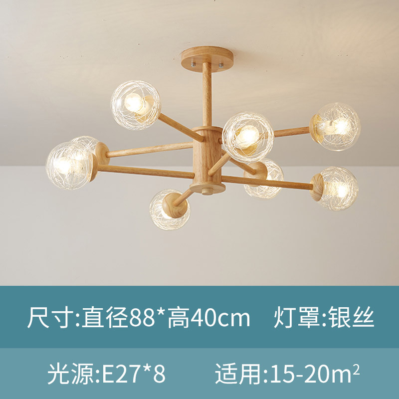 8-cabeza-pantalla de alambre de aluminio-luz blanca