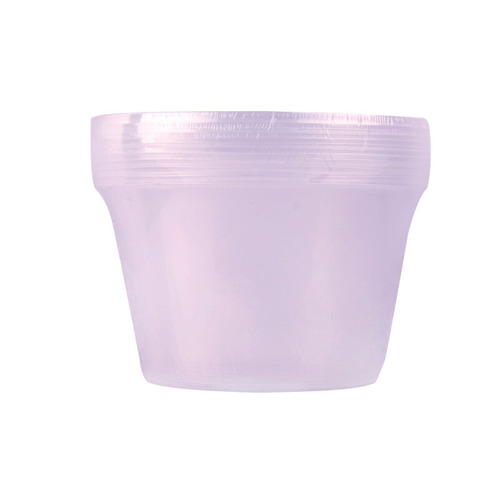 Jie Neng round square lidded fresh-keeping box disposable lunch box with lid plastic box bowl takeaway fast food lunch box