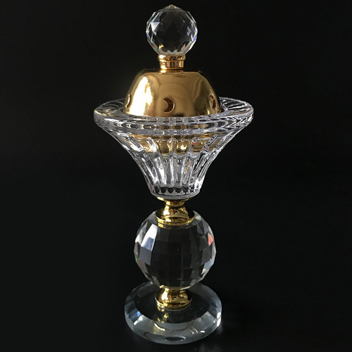 Creative European Crystal Incense Burner, Crystal Craftsmanship Living Room Car Incense Burner Ornament, Wholesale Crystal Incense Burner