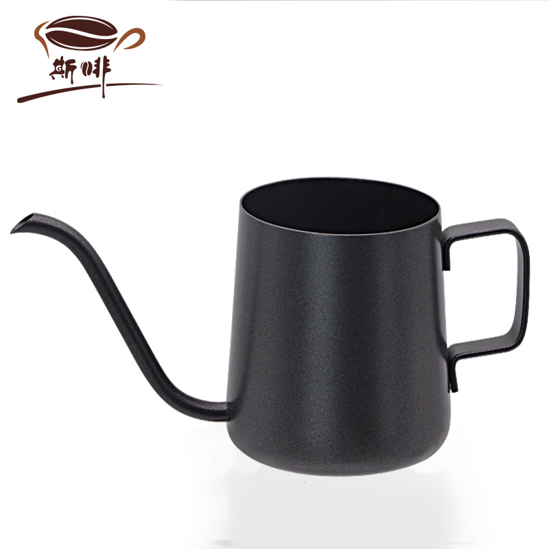 Hervidor de café portátil de acero inoxidable 304 con boquilla fina, para preparación manual, ideal para café en bolsas de colores, oferta de liquidación.