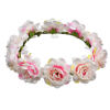 Cloth, fashionable headband for bride, hair accessory suitable for photo sessions, European style, flowered