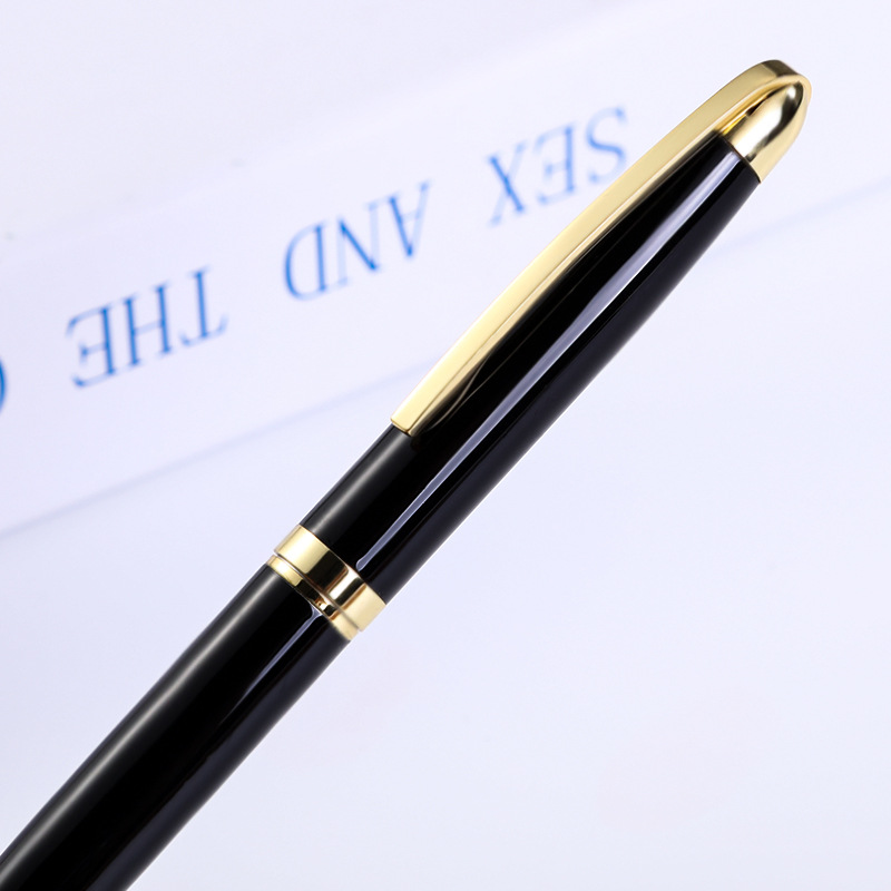 Fábrica al por mayor perla pluma de metal pluma de gel pluma de firma de negocios de alta gama pluma de metal logotipo de impresión de pluma