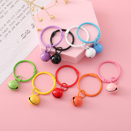 Color Key Ring Key Accessories Metal Keychain Car Key Gift Pendant DIY Jewelry Accessories Wholesale