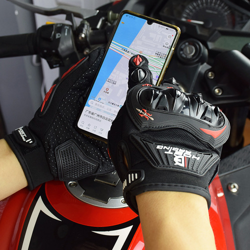 Devil racing motorcycle gloves summer anti-fall off-road racing full-finger riding motorcycle rider gloves with touch screen