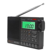 跨境便捷式多功能FM/SW/MW/Air 多波段美国天气航空收音机