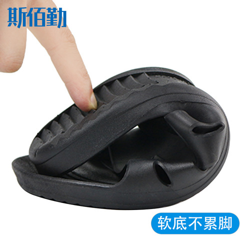 Anti-static six-hole slippers, clean room clean shoes work shoes ESD open-toe anti-static two-hole slippers