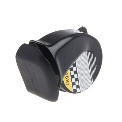Car, Motorcycle, Van, Truck with Baffle Horn, Electric Snail Horn, High-Quality Loudspeaker for Vehicle Use, High Volume (Car horn/tweeter) - black