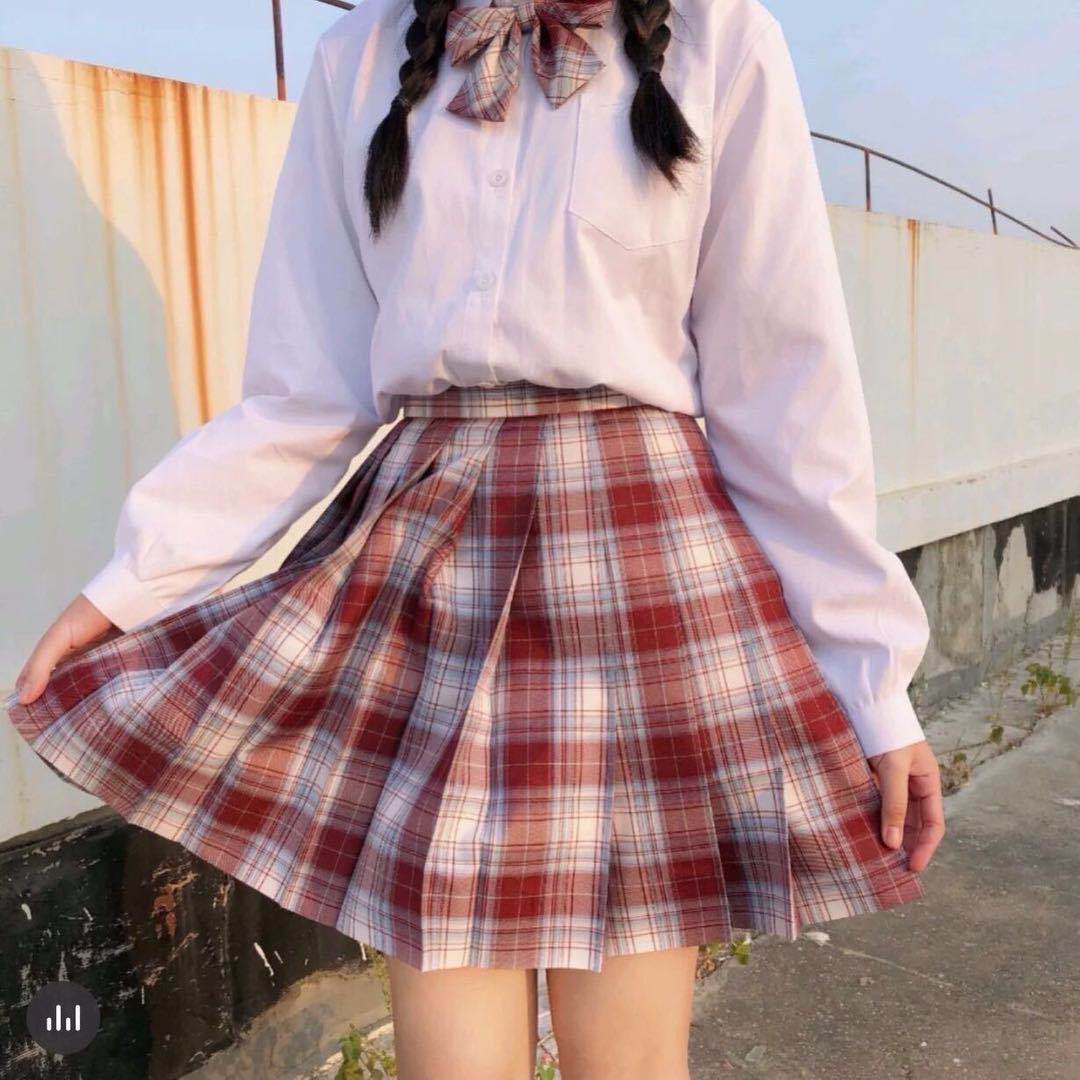 日系合集正規版正統jk格スカート中ブランド学生jk制服セット優しい一刀セーラー服百ひだスカート