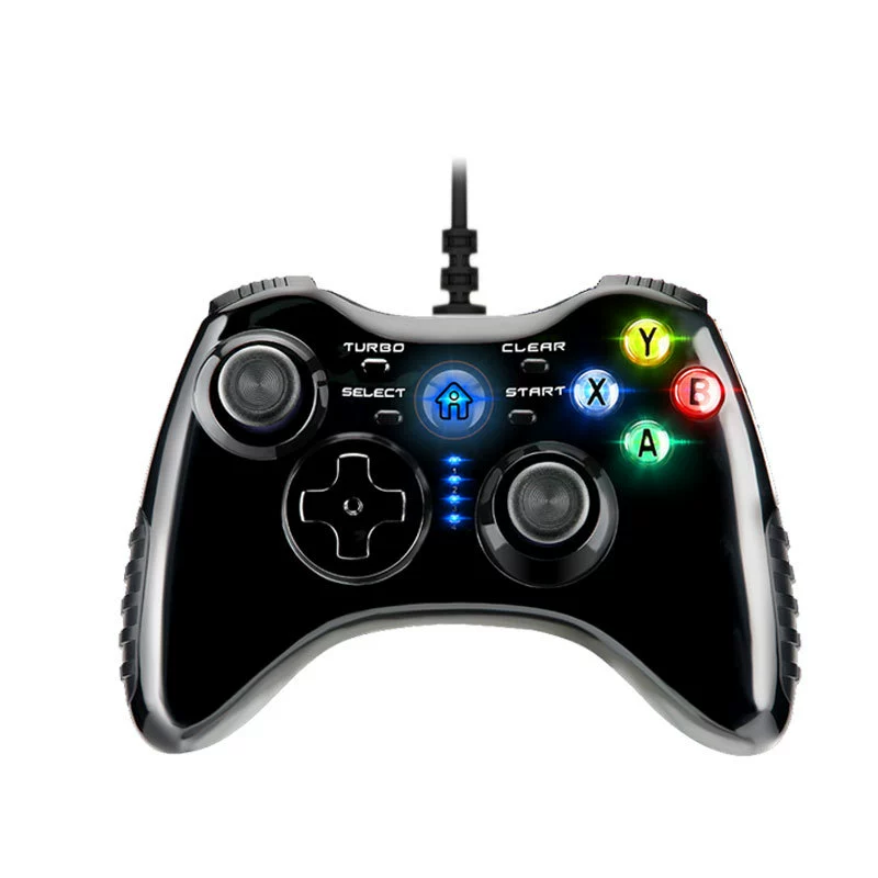 Геймпад проводной USB компьютер телевизор домашний Steam двойной PS3 Android мобильный PC360 вибрационная ручка