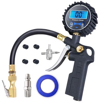 digital display Tire pressure gun automobile tyre Gas gun LED liquid crystal Noctilucent display Electronics digital display Tire Pressure Table