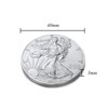 Foreign Trade Coin 2024 Liberty Goddess Commemorative Coin 2011 ~ 2024 Eagle Ocean Currency Silver Coin Memorial Charter Source Factory
