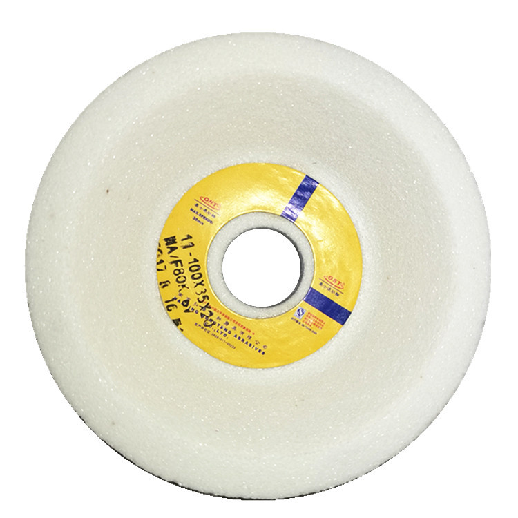 奥士通砂轮OST碗型砂轮白刚玉碗型砂轮11-100*35*20-WA