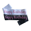 Birthday party shoulder strap pink golden green onion letter birthday happy Happy Birthday welcome etiquette belt
