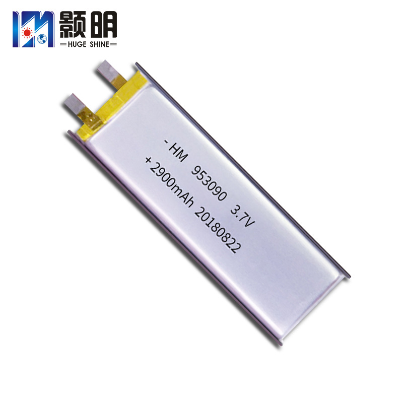 953090锂电芯2900mah蓝牙音箱手持电子设备喷雾器软包锂电池