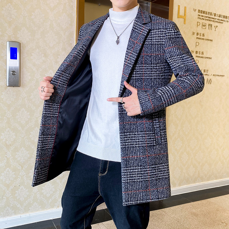 Abrigo de lana para hombre