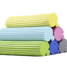 跨境批发pva滚轮胶棉拖把头替换头配件通用吸水海绵拖扫把布头