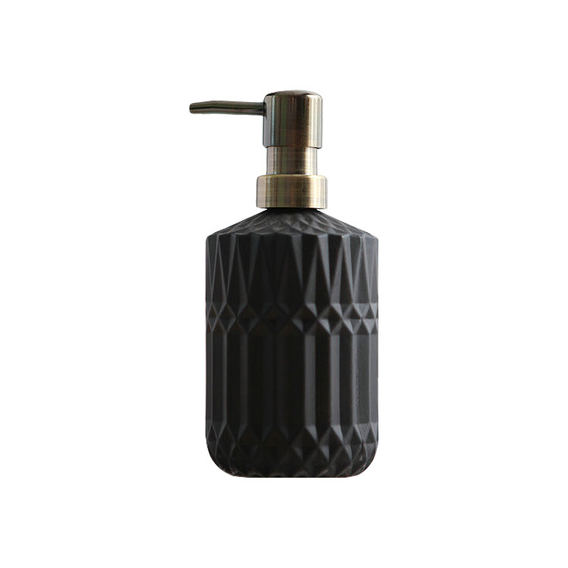 De estilo europeo mate loción aerosol color artesanía vidrio sub-botella hogar creativo Hotel suministros baño desinfectante de manos botella de vidrio