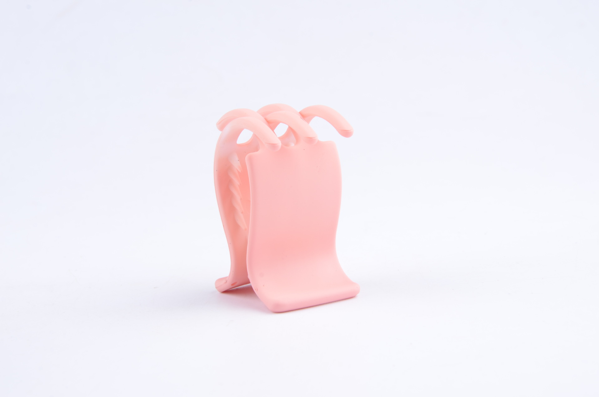 Color pelo agarre plástico ABS color efecto pelo agarre caucho pintura horquilla pelo agarre 3 + 2 garras accesorios para el cabello venta al por mayor directa