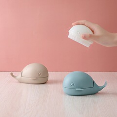 Creative cute little whale laundry brush shoe brush household small brush does not shed hair and does not damage clothes cleaning brush