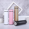 Handheld glass suitable for men and women, capacious tea stainless steel with glass, cup