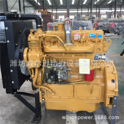 Weifang 4102 Diesel engine Matching Loaders Air pump Gear shift East China 4102ZY4 Supercharging