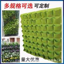 壁挂式毛毡种植袋蔬菜植物育苗生长袋垂直立体绿化植物袋