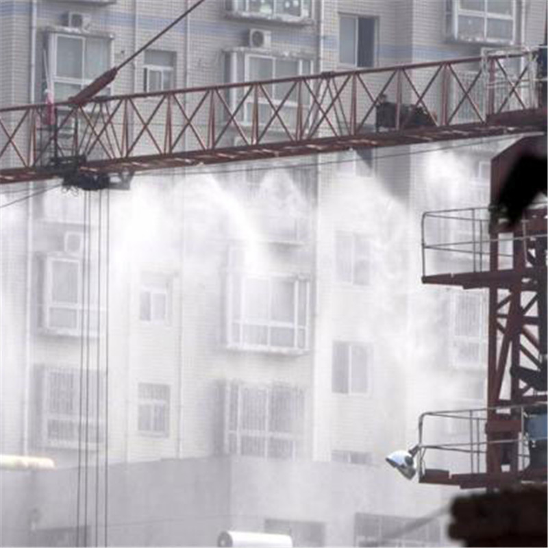 建筑工地降尘塔机喷淋 150米高空扬尘雾化系统 塔吊喷淋机