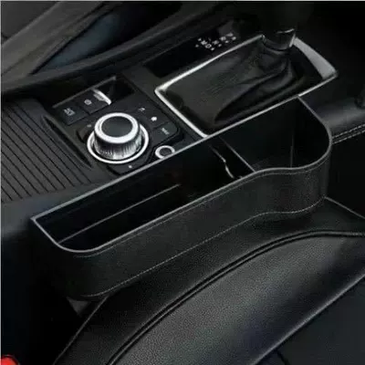 Car storage bag/box, Car Seat Gap Storage - plasticblack-co-pilot