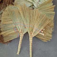 批發高粱掃把脫殼金絲苗無殼掃把硬掃帚懶人笤帚大掃把小笤帚手編