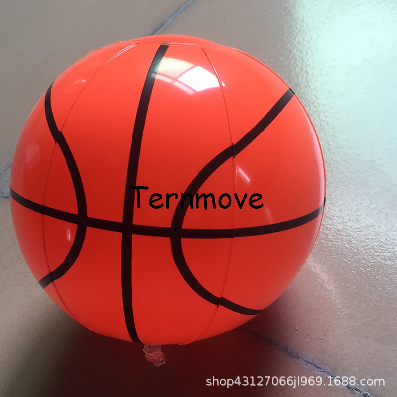 PVC互动篮球充气橄榄球团建互动升空儿童手体育宣传抛篮球足球