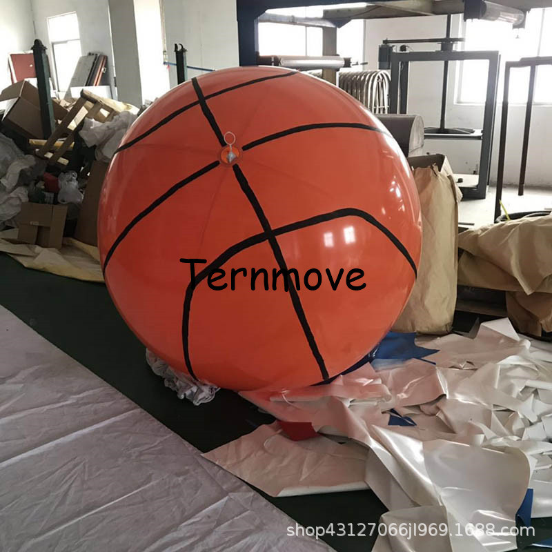 pvc充气升空篮球节日广告互动空飘模型亲子活动户外团队拓展道具