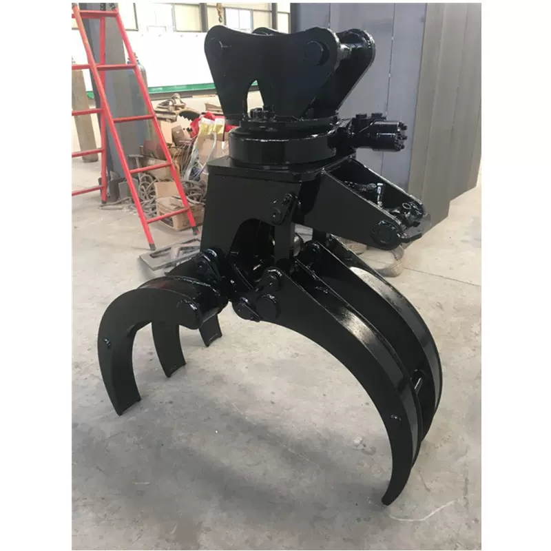 厂家生产挖掘机各类属具蚌式抓斗破碎锤钩机抓木器机械旋转抓头