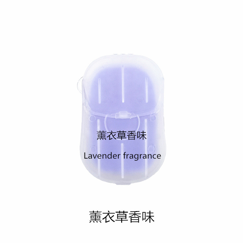 Pieza de jabón portátil de alta calidad pieza de jabón pieza de lavado de manos desechable de papel mini pieza de jabón pieza de limpieza de viaje de hotel