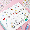 Stationery, transparent sticker PVC, cartoon children's laptop for elementary school students, decorations, South Korea