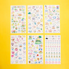 Stationery, transparent sticker PVC, cartoon children's laptop for elementary school students, decorations, South Korea