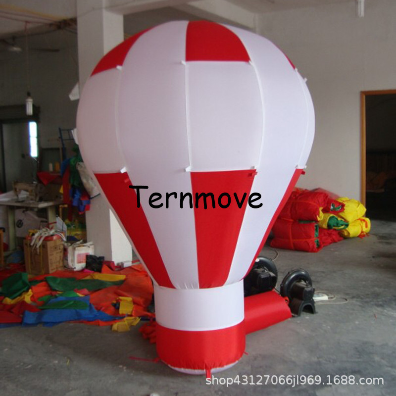 充气热气球模型落地广告球花卉展览户外公园展示充气水滴模型美陈