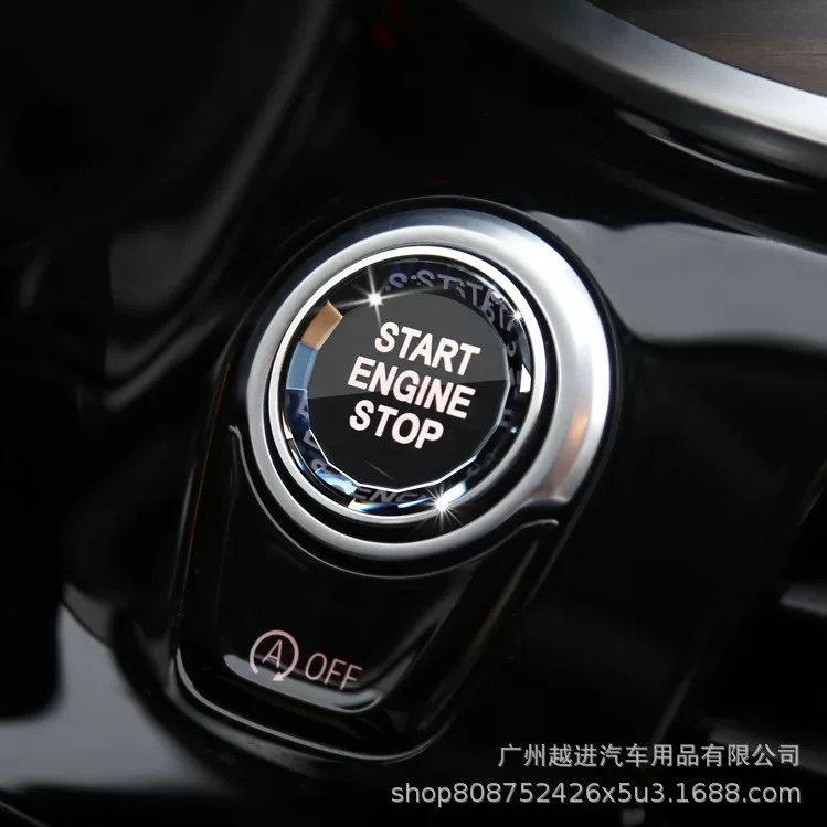 Применимо к BMW Crystal One -клик Новый 3 серия Новый 5 серия X3E90E60 Характеристики кристал Start Stock Start кнопка замена