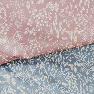 田园风格印花面料小花布 碎花斜纹里子纯棉布料 手工diy花布