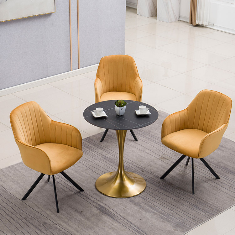 Nordic Light Luxury Dining Chair,Creative Fashion Negotiation Chair,Hotel Lobby Milk Tea Shop Style Back Chair Velvet