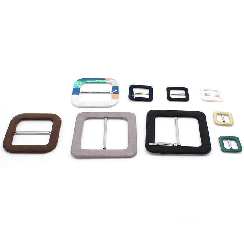 厂家供应日字包布扣 彩色布艺方形服饰腰带包布扣子服装布包纽扣