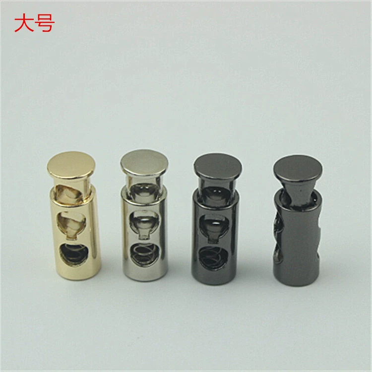 Аксессуары для багажа Большой Рюкзак Школьная Сумка веревочная пряжка аксессуары для украшения одежды пружинная металлическая веревочная пряжка с двойным отверстием