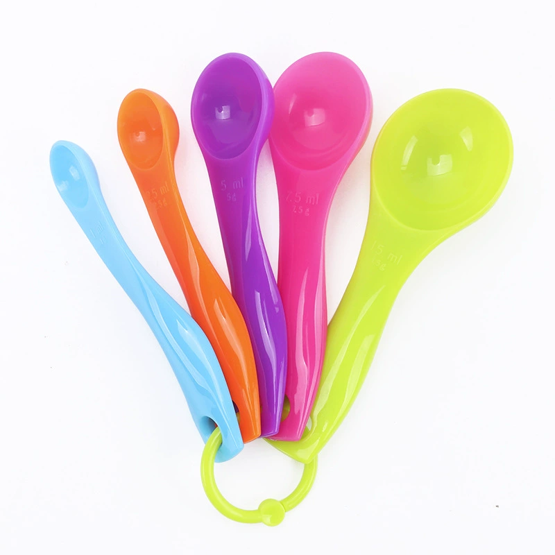 Set scaled, high quality measuring spoon, key bag, 5 pieces, increased thickness