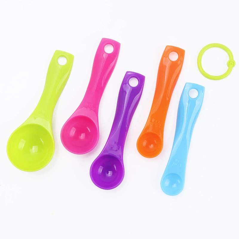 Set scaled, high quality measuring spoon, key bag, 5 pieces, increased thickness