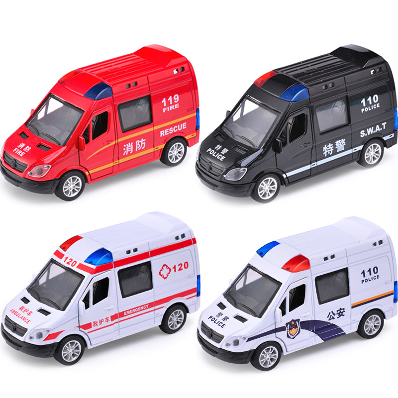 Warrior, игрушка, игрушечная машина, модель автомобиля, полицейская машина, инерционный реалистичный музыкальный легкосплавный автомобиль со светомузыкой, масштаб 1:32