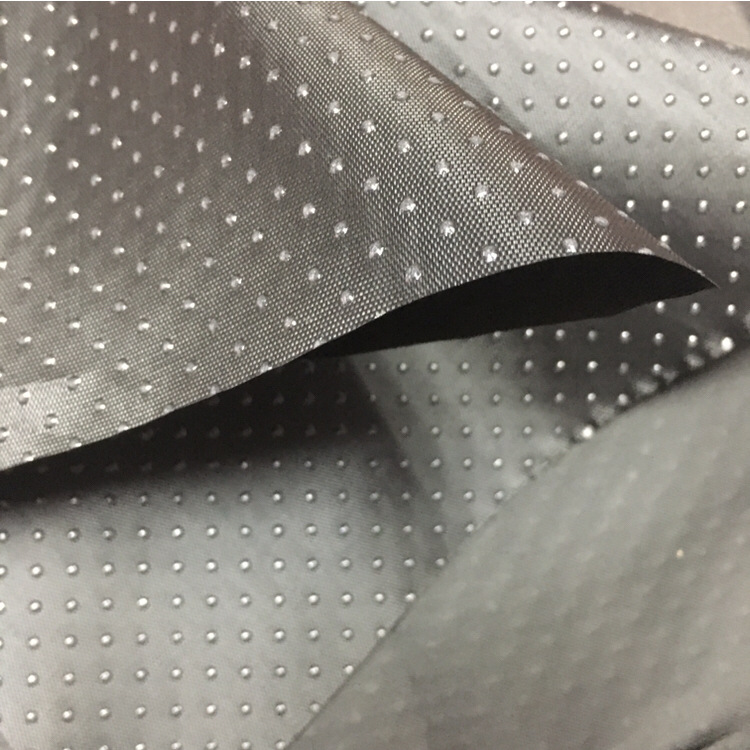 厂家涤纶210d牛津布面料防滑宽幅170厘米宠物窝防滑滴塑布料现货