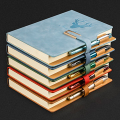 筆記本子制定商務辦公記事本a5搭扣文具禮品加厚日記本可印logo