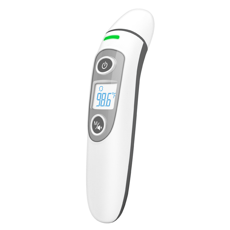 Foreign trade in stock four-in-one intelligent infrared thermometer body LCD display large screen 35 sets of memory certification