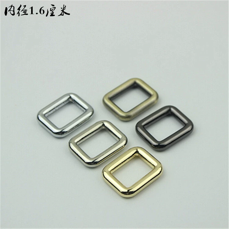 Сумка для багажа Аппаратные аксессуары плечевой ремень сумка с подвесным цинковым сплавом литье под давлением квадратная пряжка для губ пряжка 5 минут 1,6 см