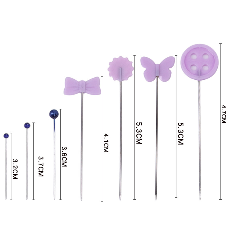 Tichu tela perla cerámica pin aguja fija de acero inoxidable perla pin aguja de posicionamiento al por mayor