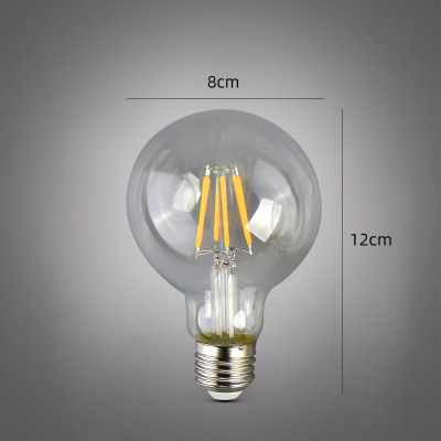 Edison bombilla E27 lámpara de filamento transparente creativa st64 retro imitación tungsteno transfronterizo Amazon bombilla led